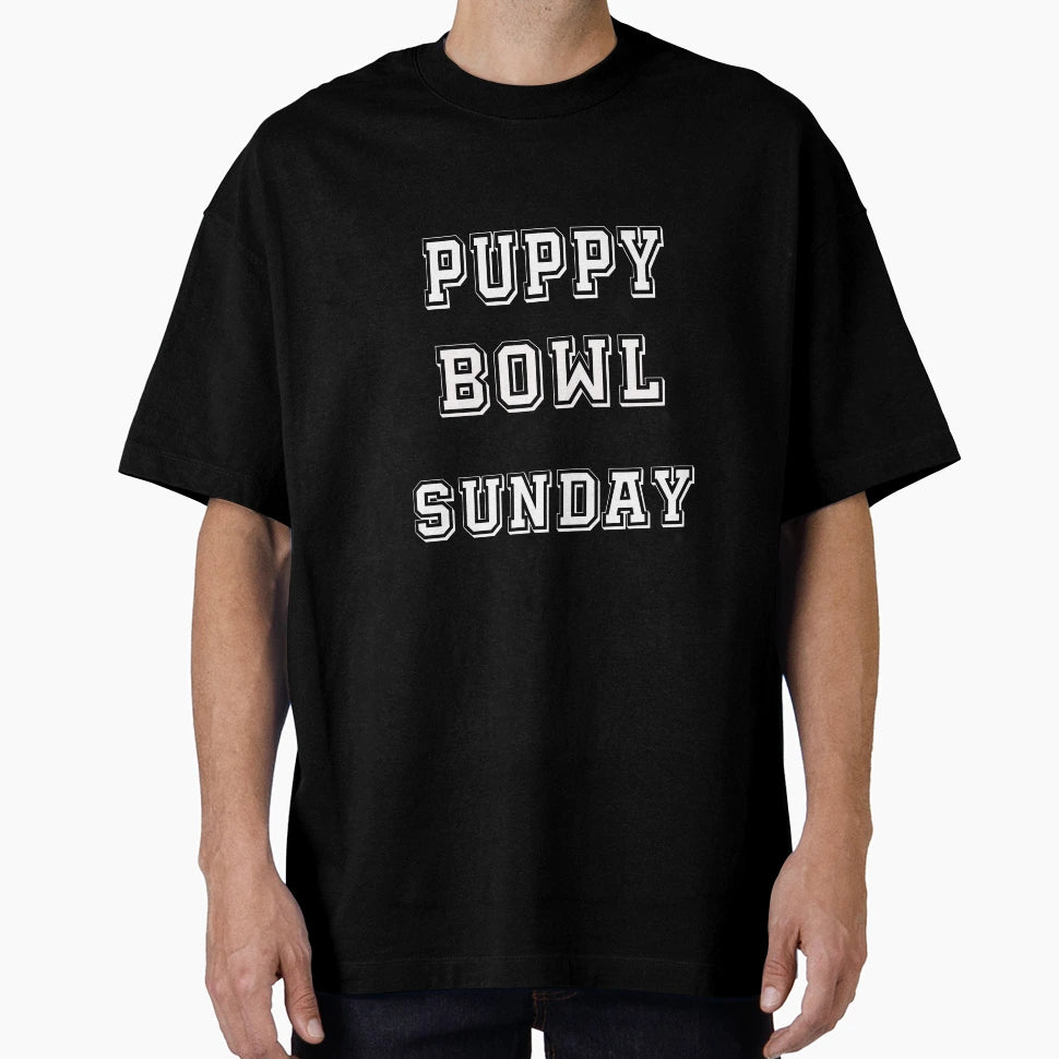 Puppy Bowl Sunday Sports Puppy Game T-Shirt - Trendy Graphic for Adults - T-Shirt, Sweatshirt, Hoodie