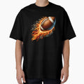Fireball Football Crash Explosive Sports T-Shirt - Custom Art Print Unisex - T-Shirt, Sweatshirt, Hoodie