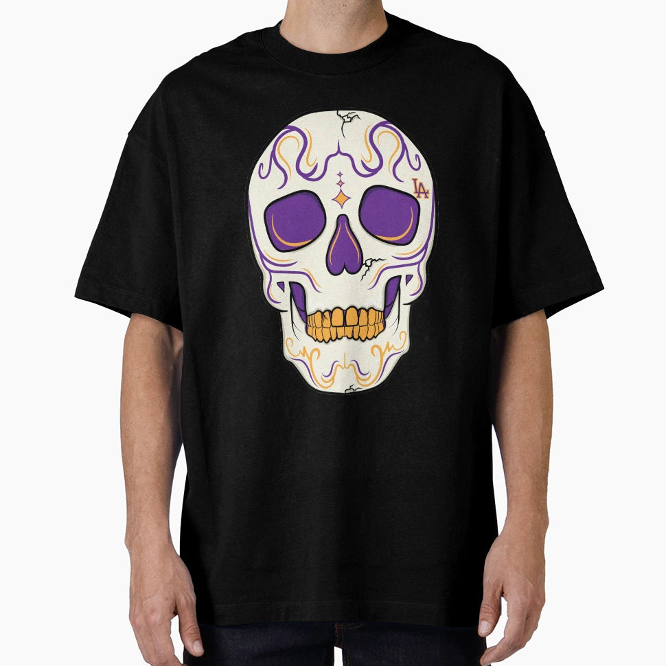 Lakers Skull T-Shirt - Trendy Graphic Men Women - T-Shirt, Sweatshirt, Hoodie