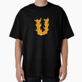 Fire Letter U Typography Flaming T-Shirt - Aesthetic Graphic for Adults - T-Shirt, Sweatshirt, Hoodie