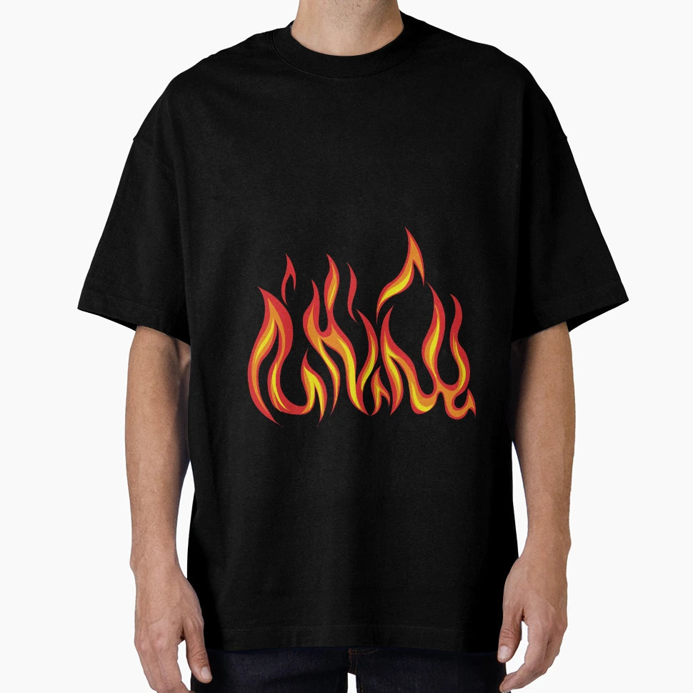 Fire Flames T-Shirt - Streetwear Style Men Women - T-Shirt, Sweatshirt, Hoodie