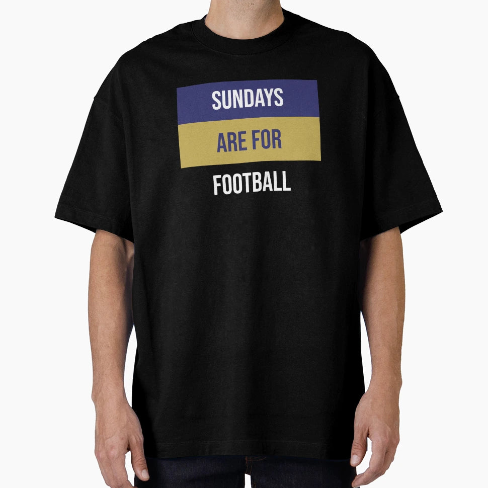 Sundays Are Football T-Shirt - Unique Graphic for Adults - T-Shirt, Sweatshirt, Hoodie