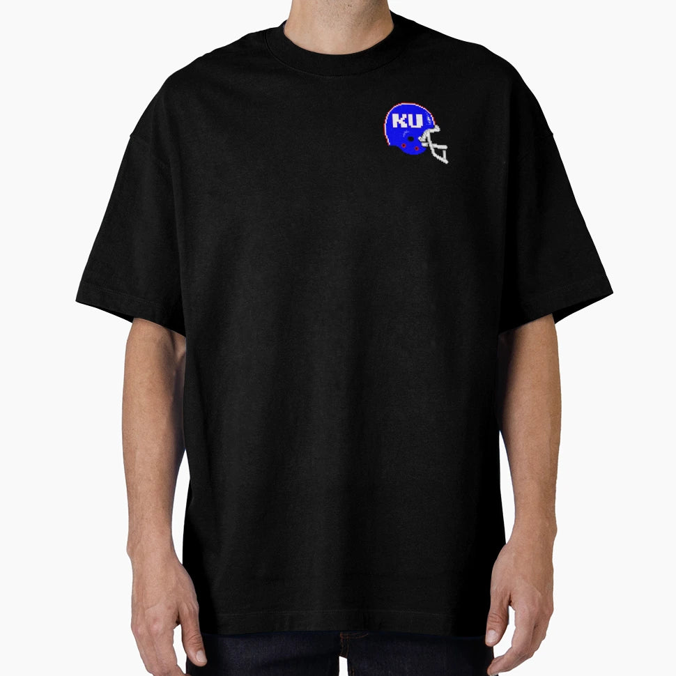 Tecmo Bowl Kansas Helmet T-Shirt - Streetwear Style for Adults - T-Shirt, Sweatshirt, Hoodie