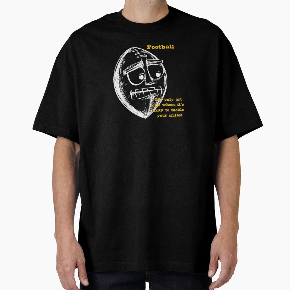 Funny Football Football Fans T-Shirt - Minimalist Print Unisex - T-Shirt, Sweatshirt, Hoodie