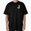 J Blanc Glitter Varsity Letter T-Shirt - Fun Novelty Design for Adults - T-Shirt, Sweatshirt, Hoodie