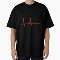 Kopie Von Running Runner And Heartbeat T-Shirt - Graphic Print Men Women - T-Shirt, Sweatshirt, Hoodie