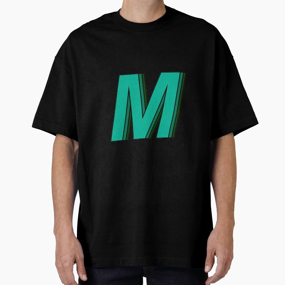 Green M T-Shirt - Trendy Graphic Men Women - T-Shirt, Sweatshirt, Hoodie