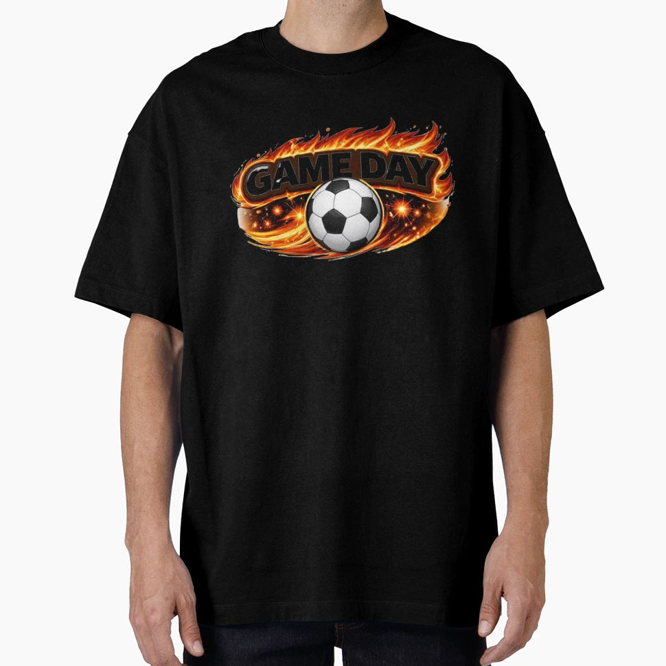Game Day Fire T-Shirt - Fun Novelty Design Unisex - T-Shirt, Sweatshirt, Hoodie