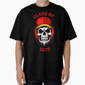Class 2025 Skull Wearing Baseball Cap T-Shirt - Graphic Print Unisex - T-Shirt, Sweatshirt, Hoodie