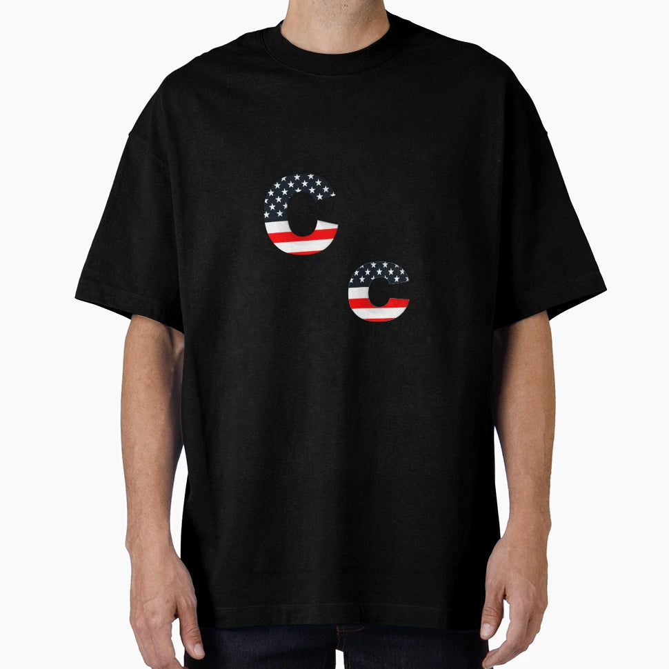 Alphabet Usa C T-Shirt - Aesthetic Graphic for Adults - T-Shirt, Sweatshirt, Hoodie