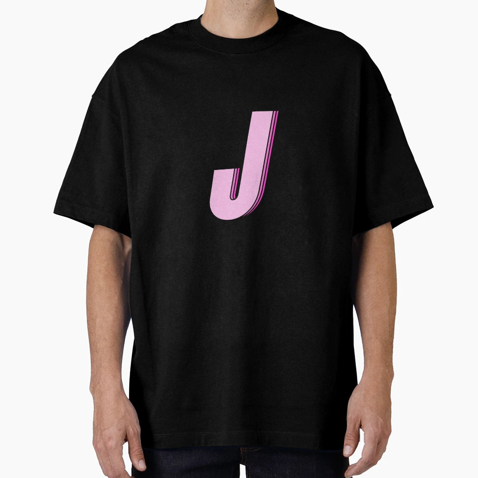 J Letter T-Shirt - Graphic Print for Adults - T-Shirt, Sweatshirt, Hoodie