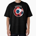 Qatar Futbol T-Shirt - Minimalist Print Unisex - T-Shirt, Sweatshirt, Hoodie