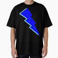 Light Blue And Dark Blue Lightning T-Shirt - Minimalist Print Men Women - T-Shirt, Sweatshirt, Hoodie