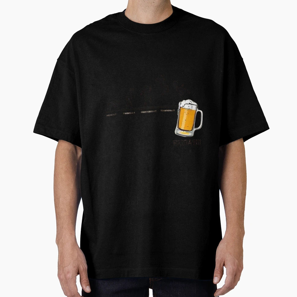 Tgif Beer Mug Funny Monday To Friday T-Shirt - Minimalist Print Unisex - T-Shirt, Sweatshirt, Hoodie