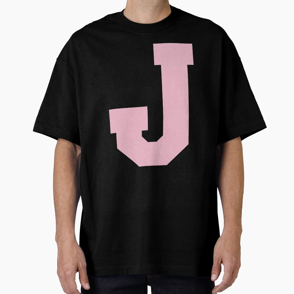 Alphabet Rose J Sports Letter J T-Shirt - Minimalist Print Men Women - T-Shirt, Sweatshirt, Hoodie