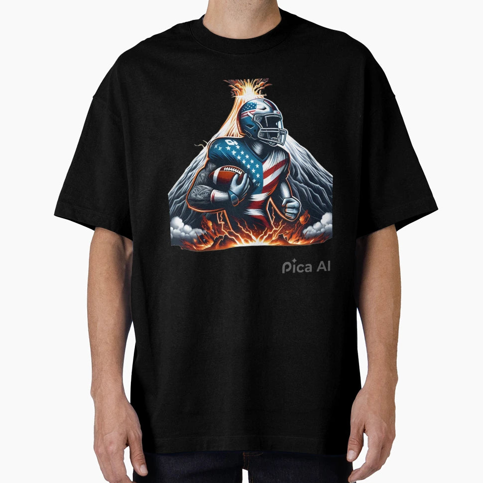 American Football T-Shirt - Graphic Print Unisex - T-Shirt, Sweatshirt, Hoodie
