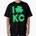 I Clover Kc Green Patricks Day Kc T-Shirt - Aesthetic Graphic Men Women - T-Shirt, Sweatshirt, Hoodie