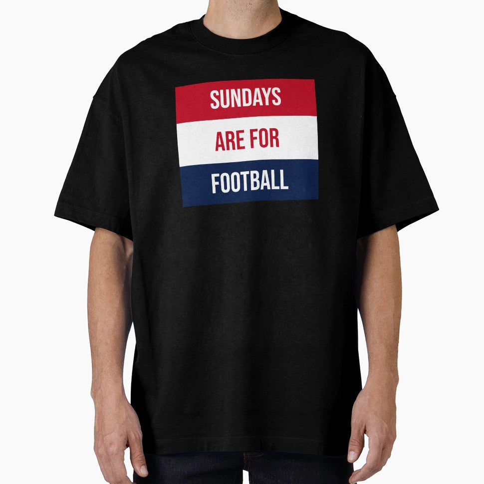 Sundays Are Football T-Shirt - Custom Art Print Unisex - T-Shirt, Sweatshirt, Hoodie