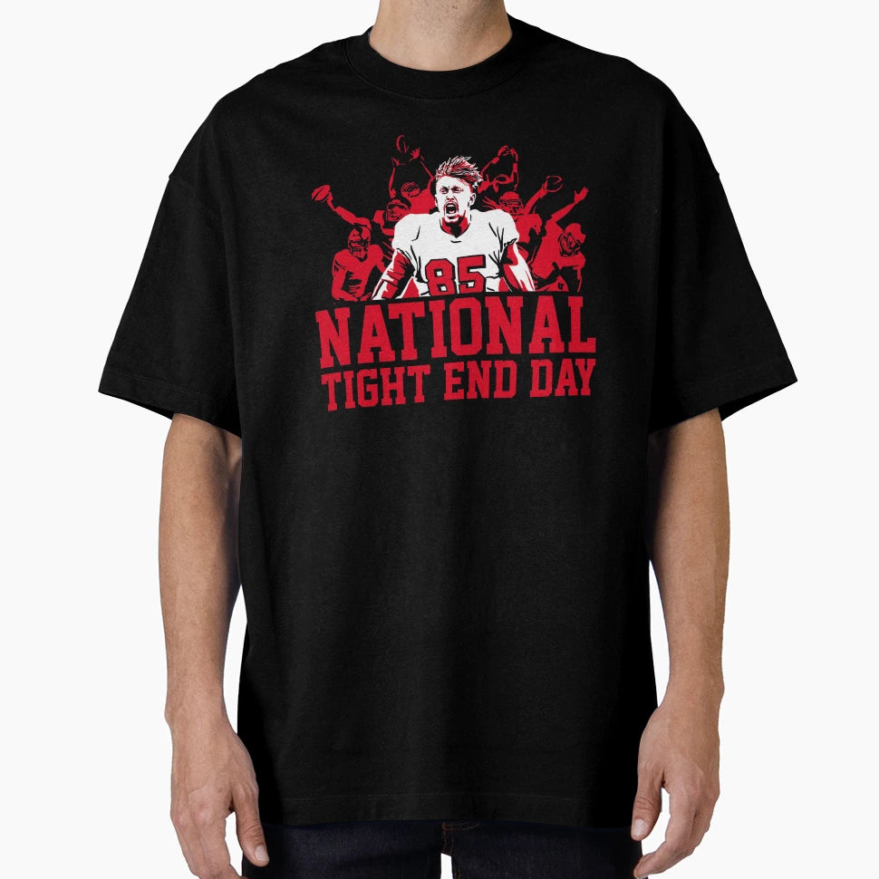 National Tight End Day T-Shirt - Custom Art Print Unisex - T-Shirt, Sweatshirt, Hoodie