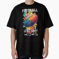 Football Is All About X And O Art T-Shirt - Minimalist Print for Adults - T-Shirt, Sweatshirt, Hoodie