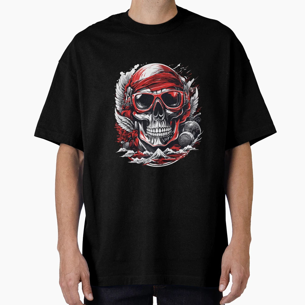 Pirate Skull T-Shirt - Trendy Graphic Men Women - T-Shirt, Sweatshirt, Hoodie