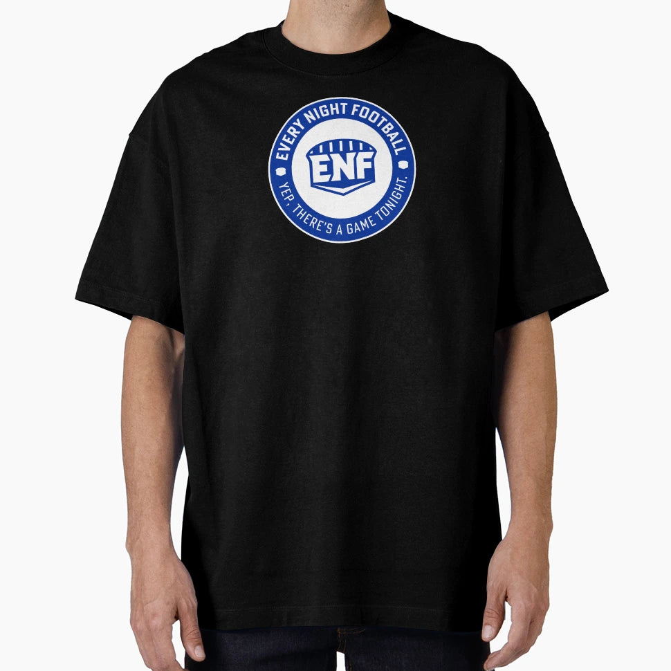 Every Night Football Circular T-Shirt - Aesthetic Graphic for Adults - T-Shirt, Sweatshirt, Hoodie
