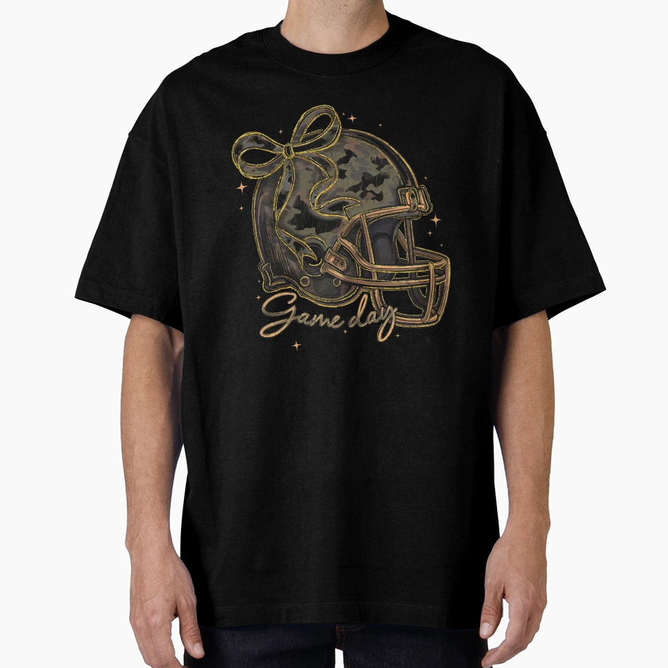 Trendy Camo Football Game Day T-Shirt - Streetwear Style Unisex - T-Shirt, Sweatshirt, Hoodie