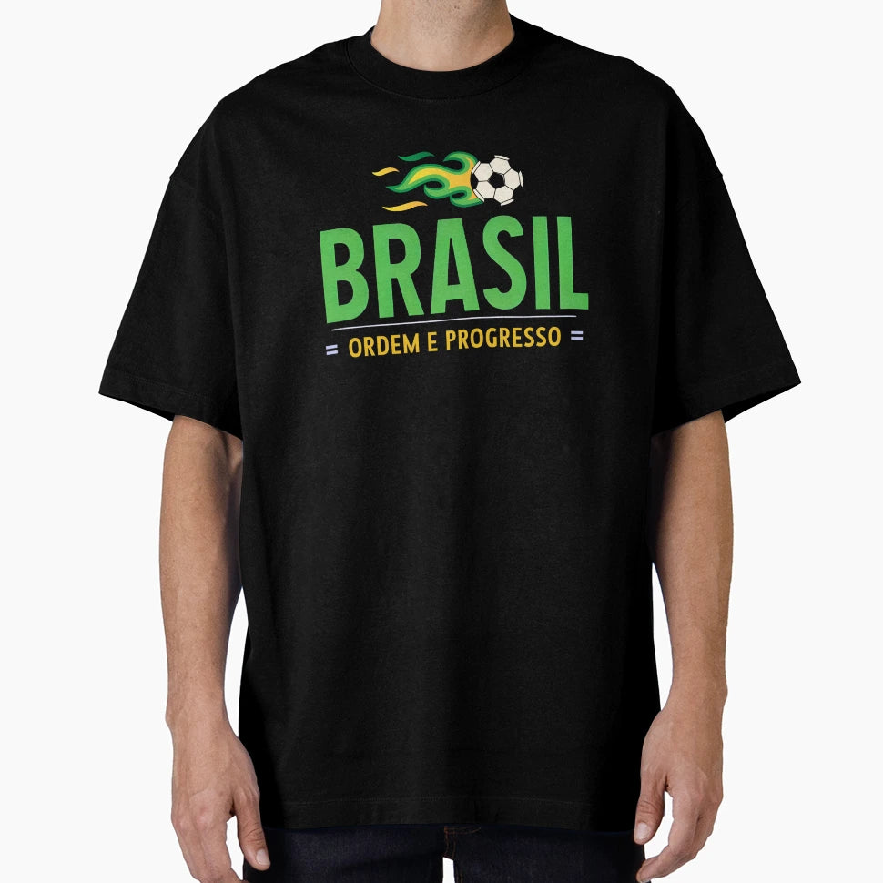 Brasil Football Soccer T-Shirt - Graphic Print Unisex - T-Shirt, Sweatshirt, Hoodie