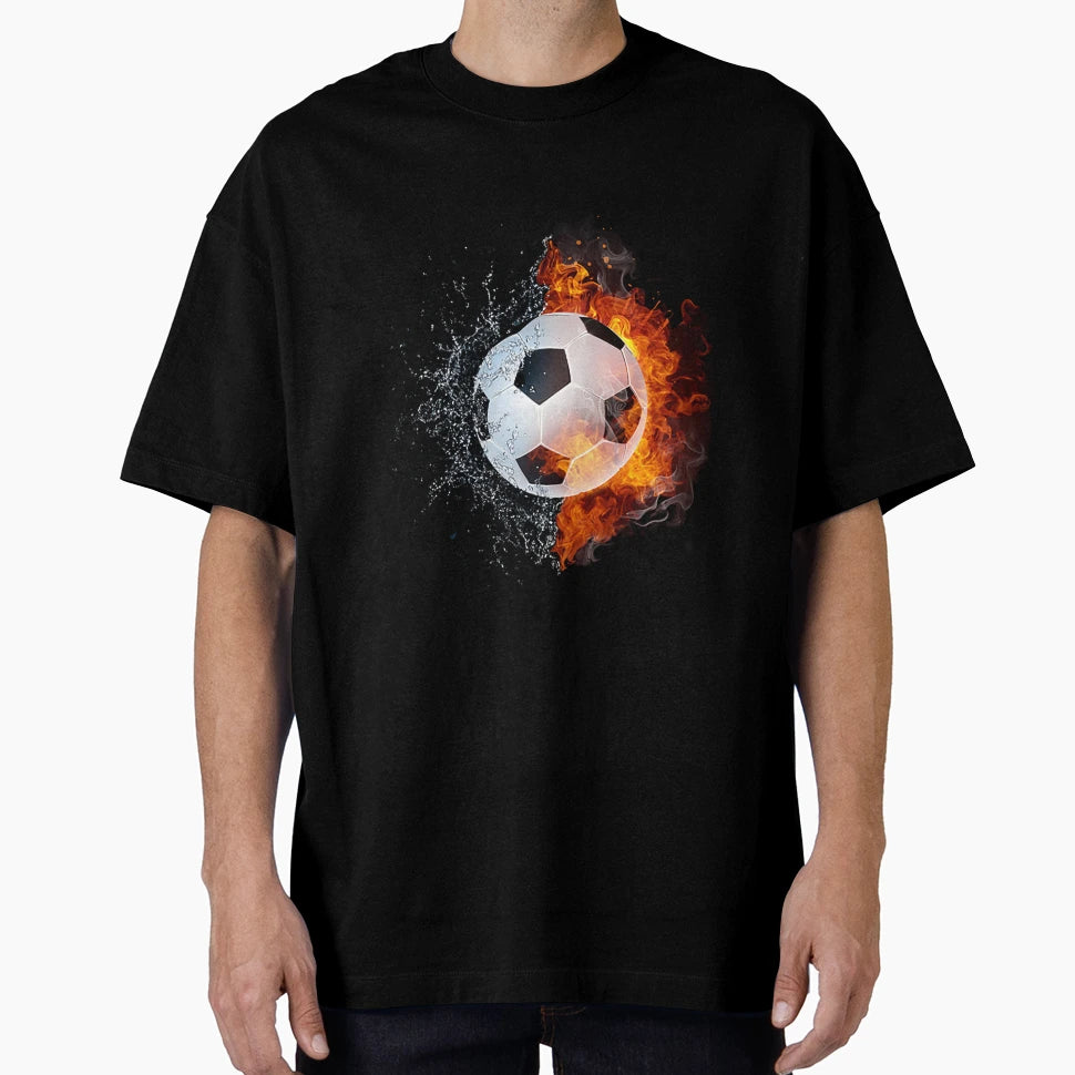 Soccer Ball T-Shirt - Graphic Print Men Women - T-Shirt, Sweatshirt, Hoodie