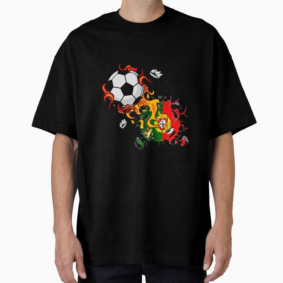 Portugal Soccer Portugal Flag T-Shirt - Minimalist Print Men Women - T-Shirt, Sweatshirt, Hoodie