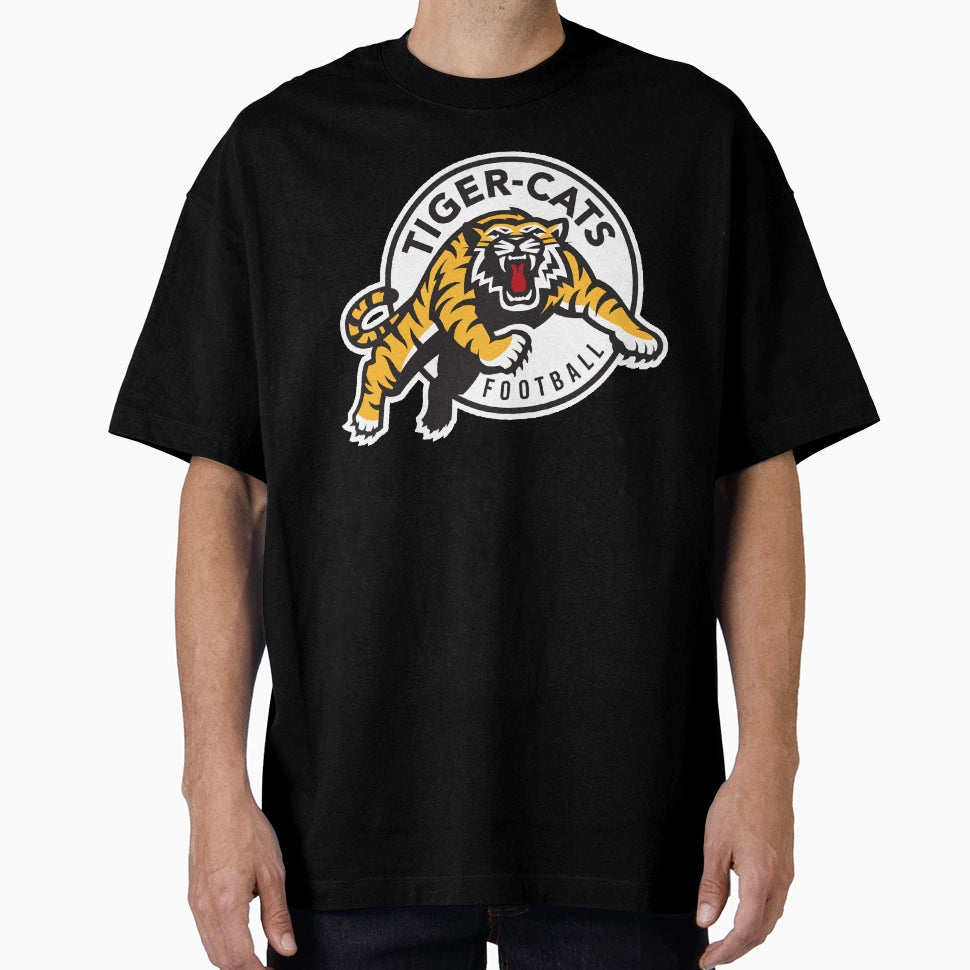 Hamilton Tiger Cats Cfl Logo T-Shirt - Novelty Apparel Unisex - T-Shirt, Sweatshirt, Hoodie