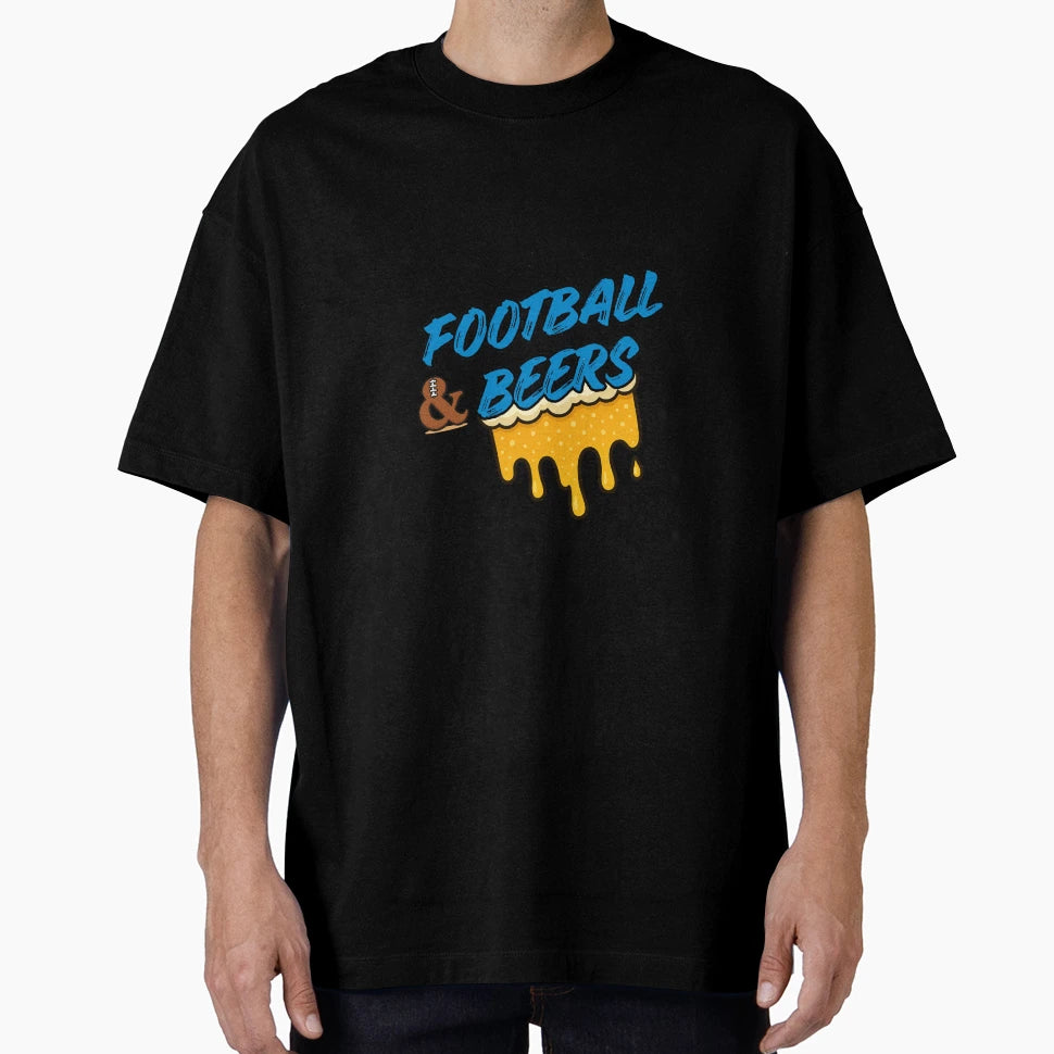 Carolina Panthers Sunday Football Beers T-Shirt - Streetwear Style Unisex - T-Shirt, Sweatshirt, Hoodie
