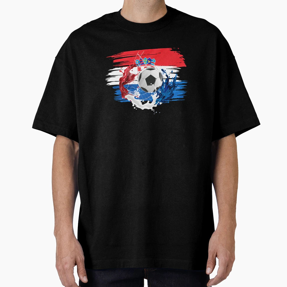 Croatian Football Soccer T-Shirt - Graphic Print Men Women - T-Shirt, Sweatshirt, Hoodie
