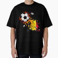 Belgium Soccer Belgium Flag Soccer T-Shirt - Minimalist Print Men Women - T-Shirt, Sweatshirt, Hoodie