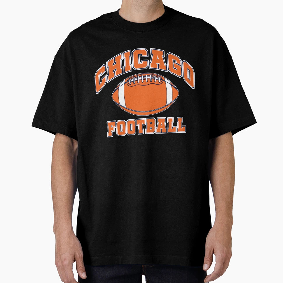 Chicago Football T-Shirt - Graphic Print Men Women - T-Shirt, Sweatshirt, Hoodie