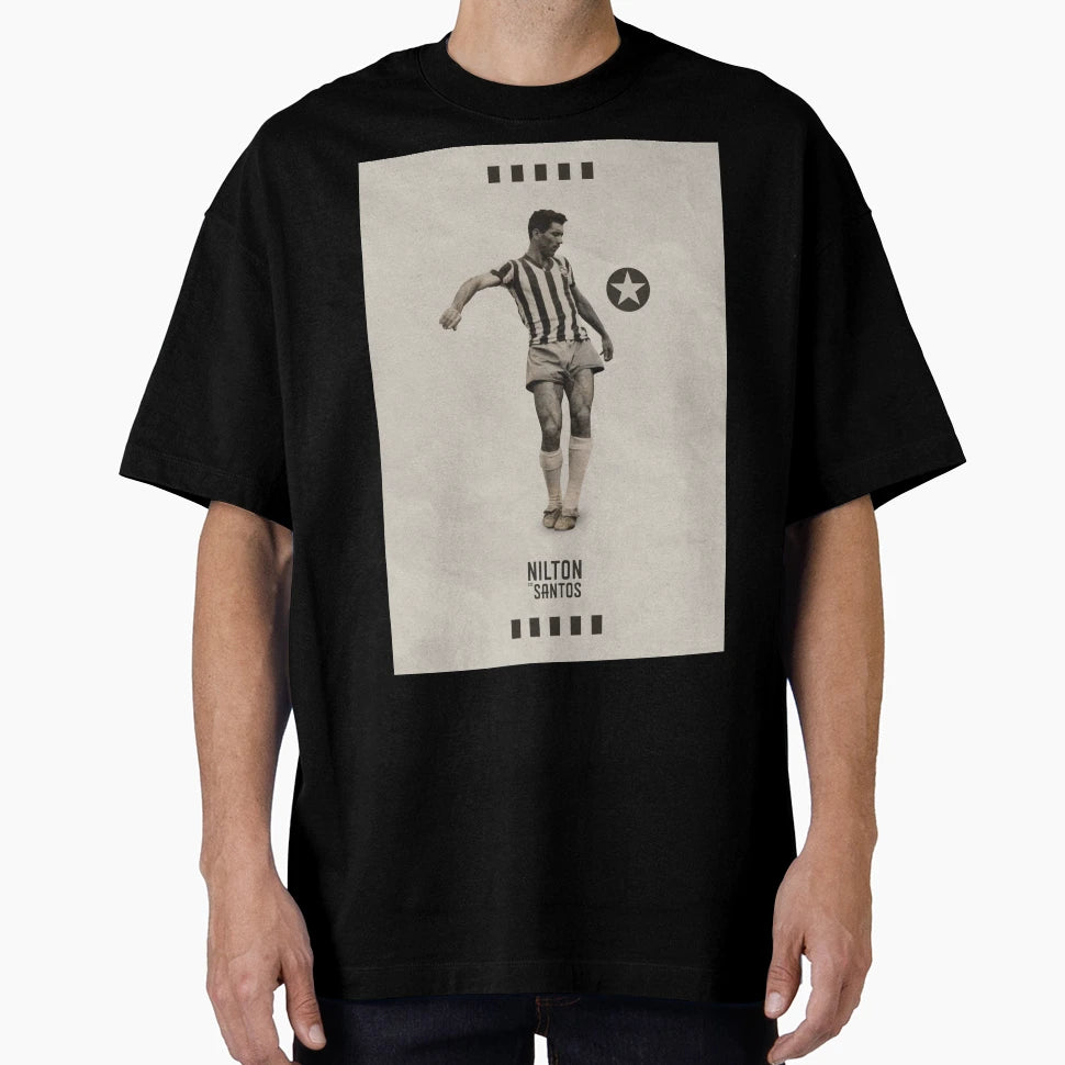 Nilton Santos T-Shirt - Novelty Apparel for Adults - T-Shirt, Sweatshirt, Hoodie