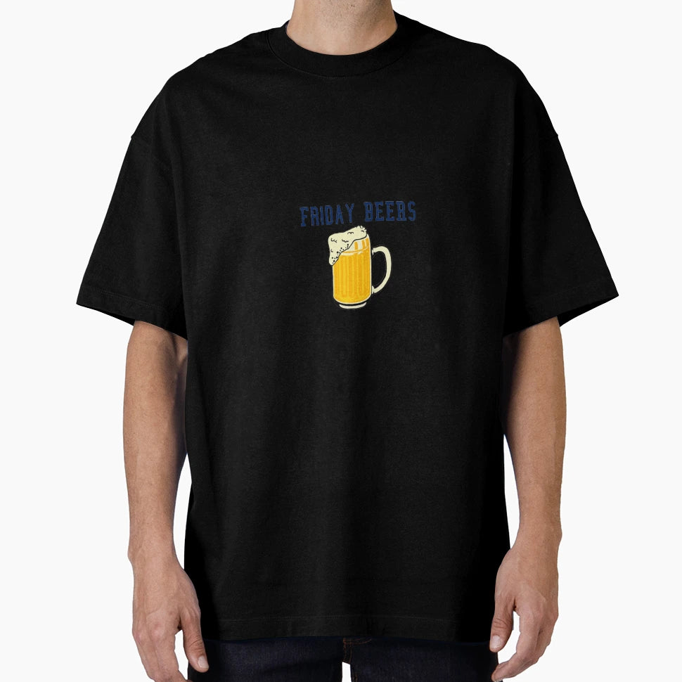 Friday Beers T-Shirt - Aesthetic Graphic for Adults - T-Shirt, Sweatshirt, Hoodie