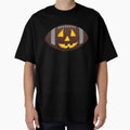 Football Pumpkin Face T-Shirt - Unique Graphic for Adults - T-Shirt, Sweatshirt, Hoodie