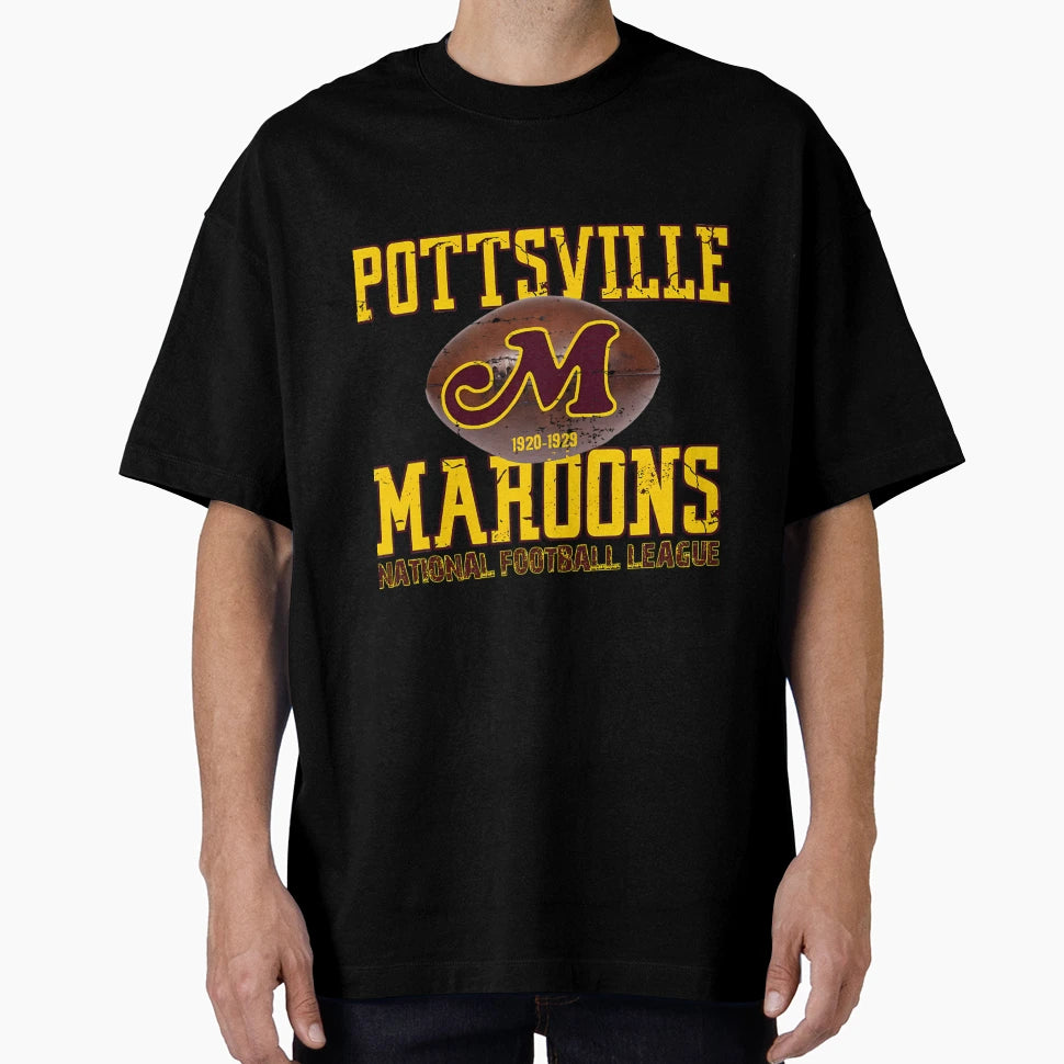 Pottsville Maroons T-Shirt - Custom Art Print Men Women - T-Shirt, Sweatshirt, Hoodie