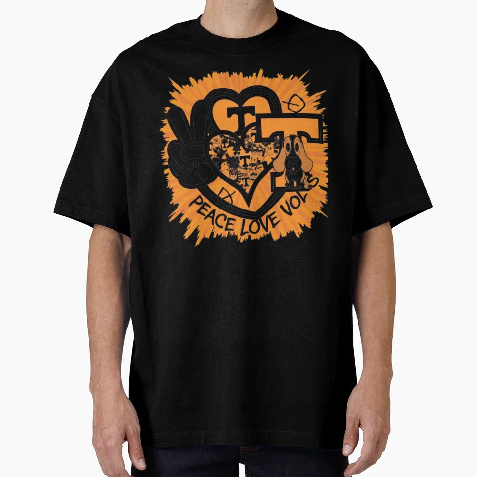 Peace Love Vols T-Shirt - Trendy Graphic for Adults - T-Shirt, Sweatshirt, Hoodie