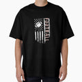 American Flag Rugby American Football T-Shirt - Minimalist Print Men Women - T-Shirt, Sweatshirt, Hoodie
