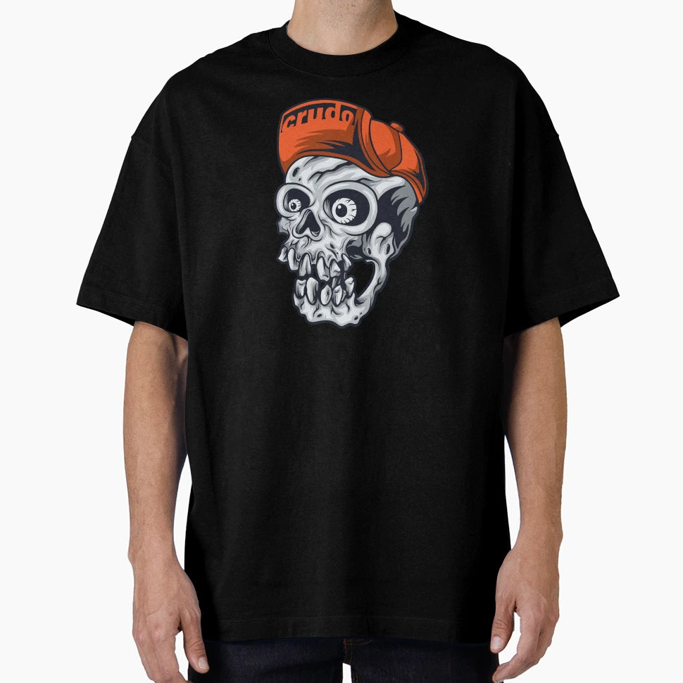 Orange Cap Crudo Skater T-Shirt - Casual Everyday Wear Men Women - T-Shirt, Sweatshirt, Hoodie