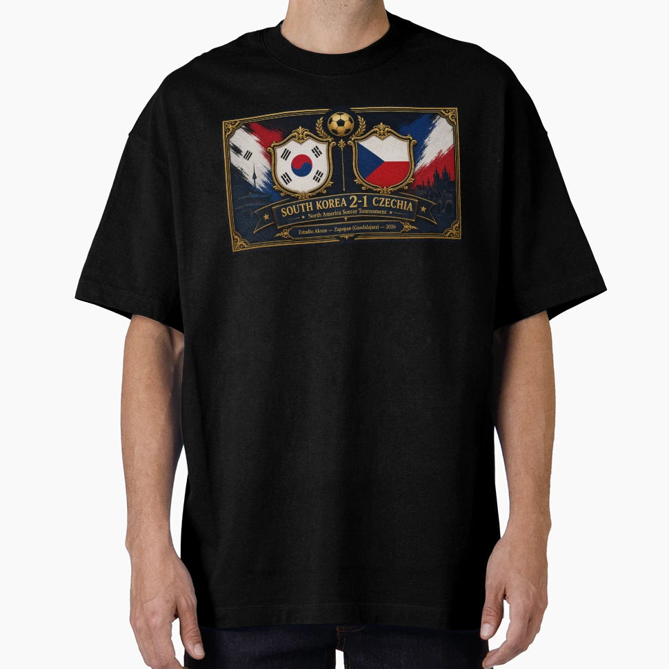 Elegant Oil Artwork South Korea Vs T-Shirt - Custom Art Print for Adults - T-Shirt, Sweatshirt, Hoodie