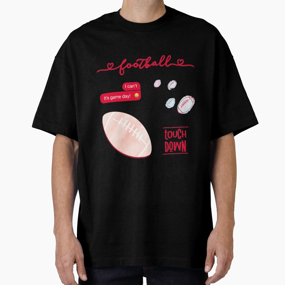Red Watercolor Football Pack T-Shirt - Unique Graphic Unisex - T-Shirt, Sweatshirt, Hoodie