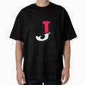 Monogram J Alphabet Scrapbooking Red White T-Shirt - Unique Graphic Unisex - T-Shirt, Sweatshirt, Hoodie