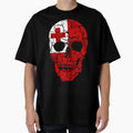 Skull Flag Tonga Halloween T-Shirt - Aesthetic Graphic Unisex - T-Shirt, Sweatshirt, Hoodie