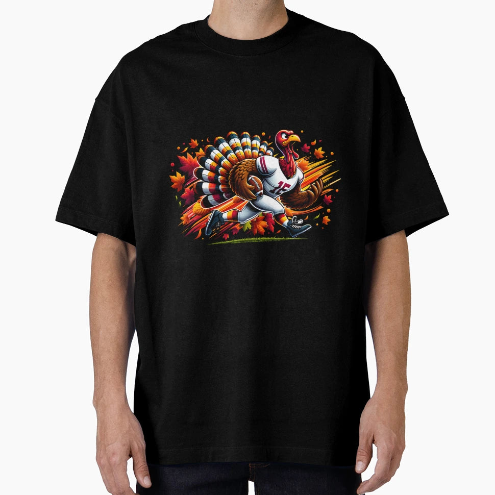Turkey Football Touchdown Thanksgiving T-Shirt - Unique Graphic Men Women - T-Shirt, Sweatshirt, Hoodie