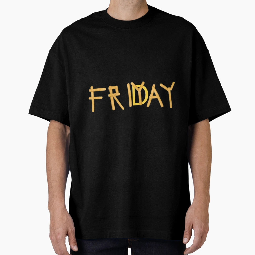 Friday And French Fries T-Shirt - Unique Graphic for Adults - T-Shirt, Sweatshirt, Hoodie
