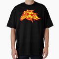 Football Zebra Flame Logo Fire T-Shirt - Fun Novelty Design for Adults - T-Shirt, Sweatshirt, Hoodie