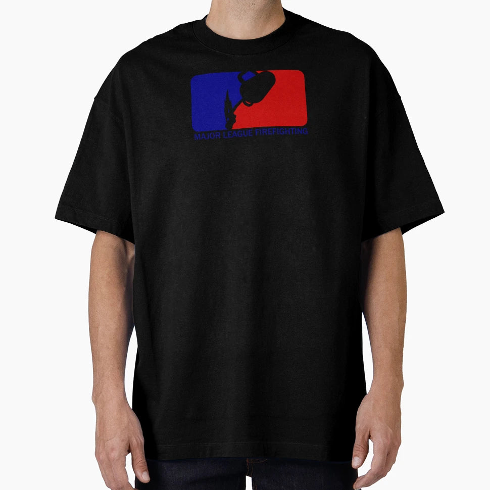 Major League Firefighting T-Shirt - Trendy Graphic for Adults - T-Shirt, Sweatshirt, Hoodie